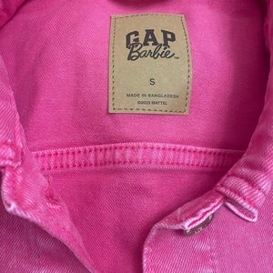 Gap Barbie pink denim jacket